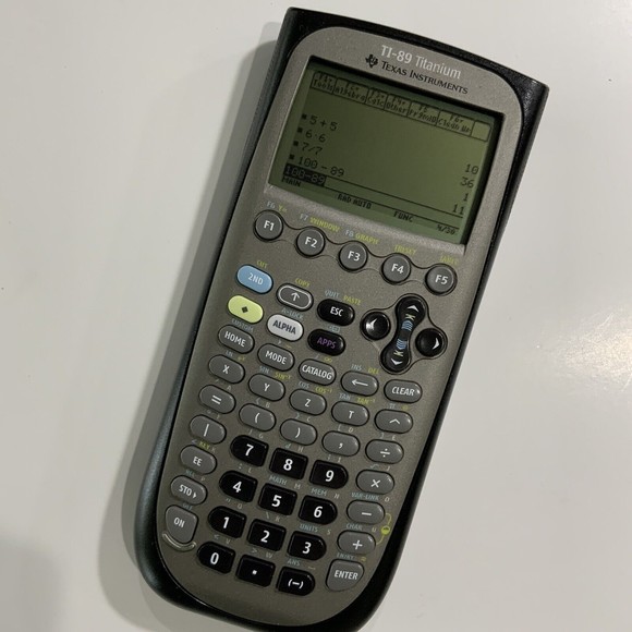 Texas Instruments TI-89 Graphing Calculator with Cover + New Batteries Tested - Picture 7 of 12